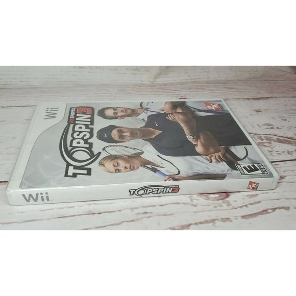 2008 2K Sports Top Spin 3 Nintendo Wii Video Game Made in USA - Picture 9 of 9